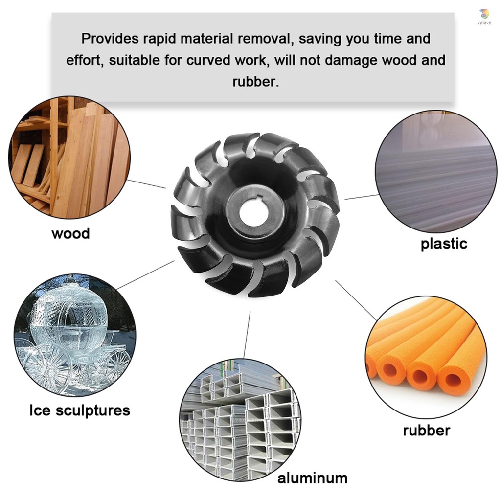 Đĩa Mài Gỗ 90mm 12 Răng 16mm Cho Máy Mài Góc 100 115