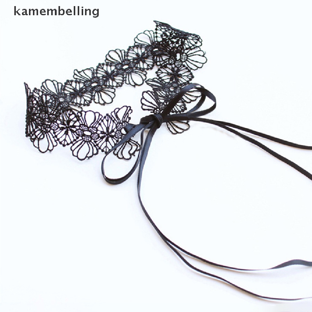 Kamembelling Vòng Cổ Choker Ren Dễ Thương Có Thể Tháo Rời Phong Cách Gothic Ngọt Ngào Cho Nữ