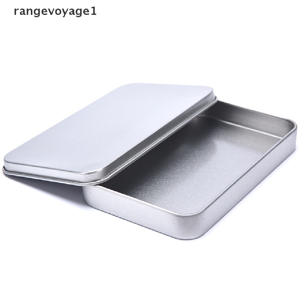 Hộp Thiếc Mini Mới Hình Chữ Nhật Rỗng Đựng Đồ Cưới [rangevoyage1]
