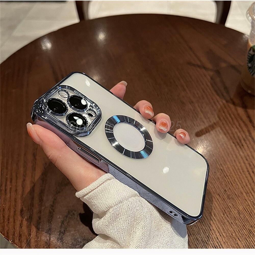 Ốp Điện Thoại Silicon Dẻo Tráng Gương Sang Trọng Chống Sốc Chất Lượng Cao Cho iPhone 7 8 Plus X Xs Max Xr 11 12 13 Pro Max