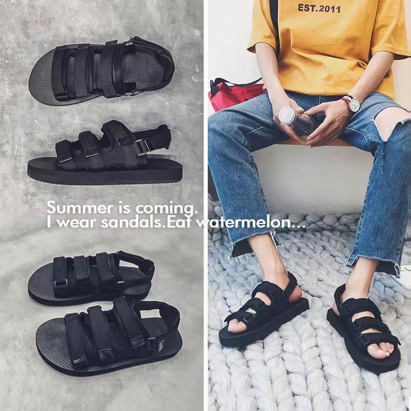 Xăng đan Quai Dán Đế Dày Chống Trượt Phong Cách Thể Thao Hàn Quốc Thời Trang Cho Nam Và Nữ