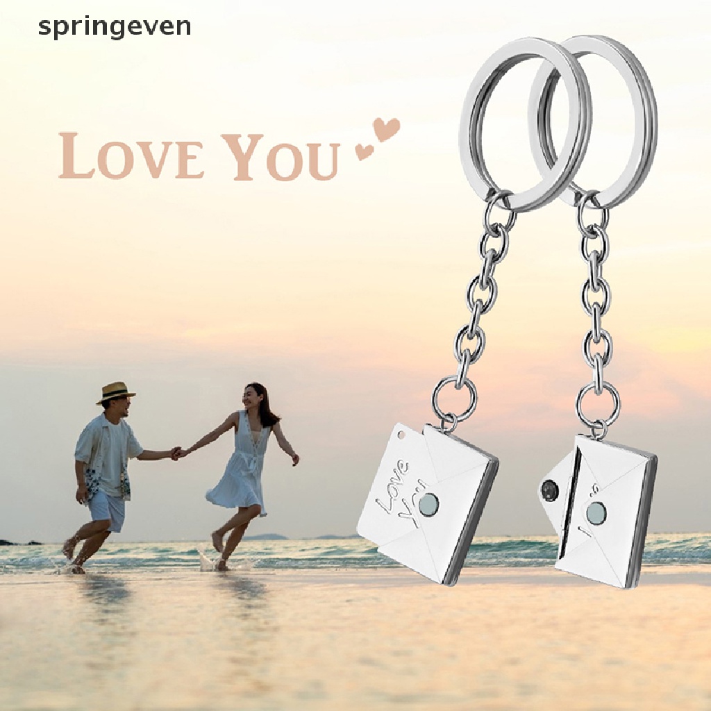 Móc Khóa Hình Phong Bì In Chữ Hiding Love You Lãng Mạn Sáng Tạo