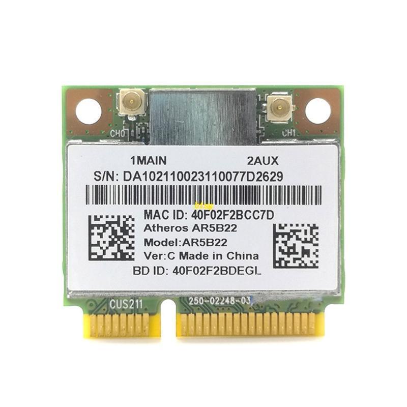 Card Không Dây MINI BT4.0 2.4 / 5G Tần Số Kép AR5B22 300Mbps 802.11A / B / G / N Cho Y400 Y500 Y410P S215 U330