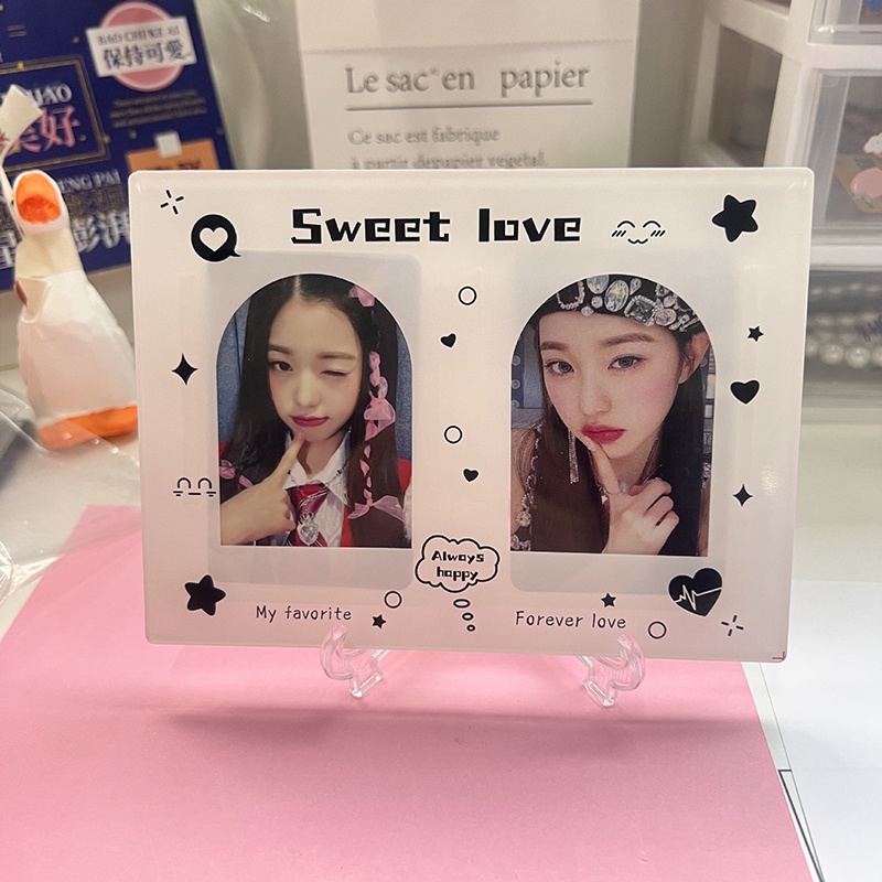 Giá Đỡ Trưng Bày Thẻ Ảnh 3 inch Bằng Acrylic