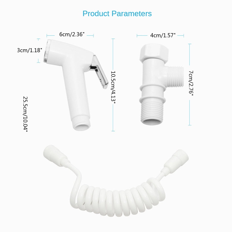 Bộ Vòi Xịt Toilet Với Lò Xo Tiện Dụng Cho Bé