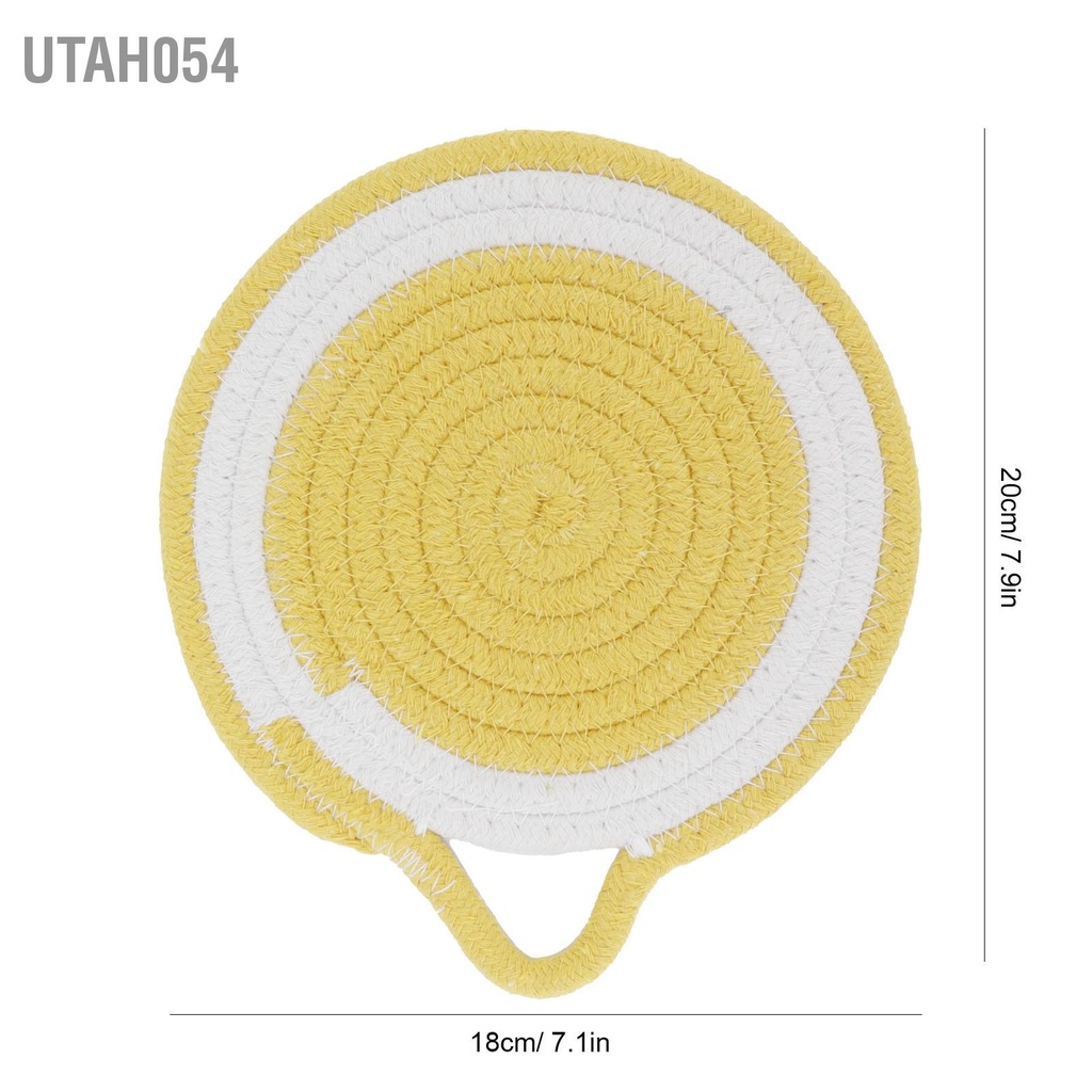 Utah054 Placemat Hình Trái Cây Cách Nhiệt Bông Dây Coaster Phong Bắc Âu Bàn Ăn Cho Bếp