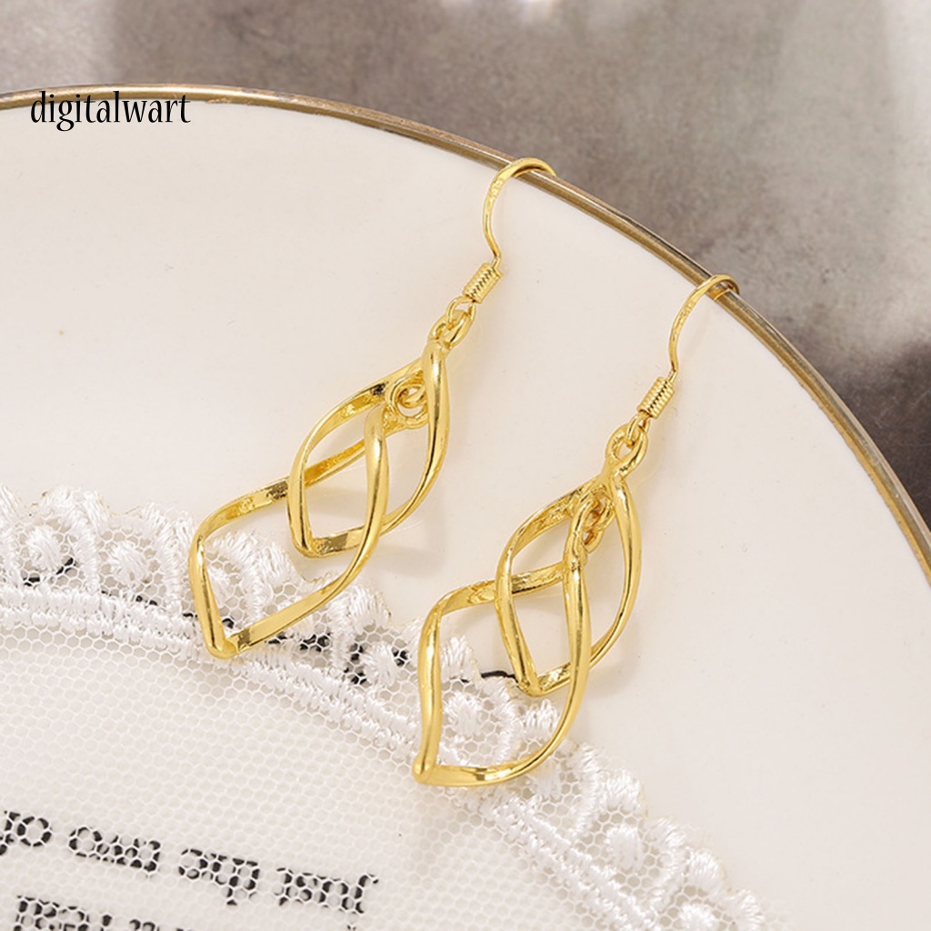 Kỹ Thuật Số| 1 Đôi Bông Tai Dạng Móc Xoay Phong Cách Bohemian Tinh Tế Lâu Trôi Mặc Hàng Ngày