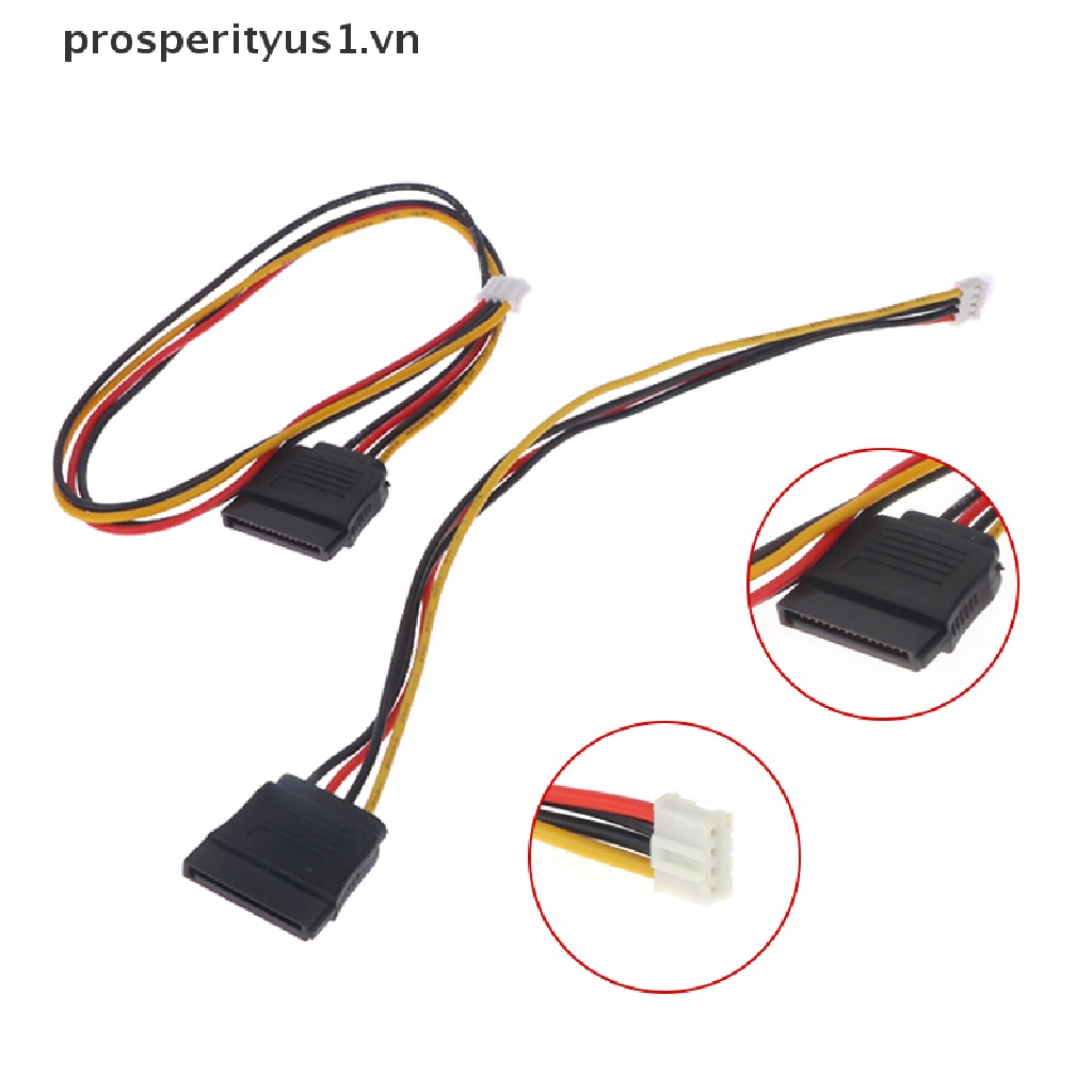 Dây Cáp Nguồn SATA 1 / 2.0mm 4Pin Sang 15Pin Chuyên Dụng Cho Máy Tính DIY