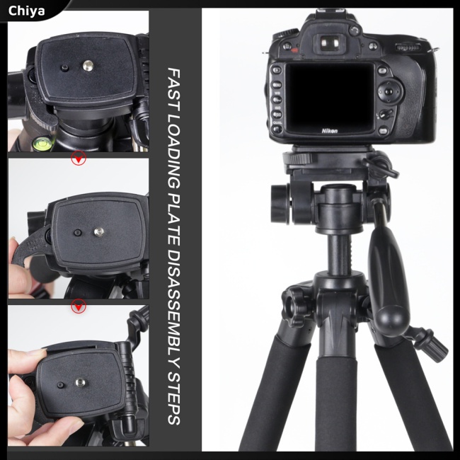 Giá Đỡ Ba Chân Bằng Nhôm Chuyên Nghiệp Zomei Q111 Cho Máy Ảnh Kỹ Thuật Số Dslr