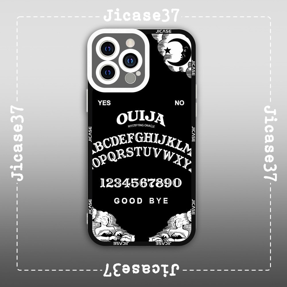 Ốp lưng iphone cạnh vuông Jicase Bàn Cầu Cơ Ouija Board Vintage Cổ Điển
