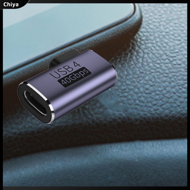 Đầu Nối Chuyển Đổi Type-C 4.0 Male Sang C Female 40gbps Pd100w Cho Thunderbolt 4 Notebook