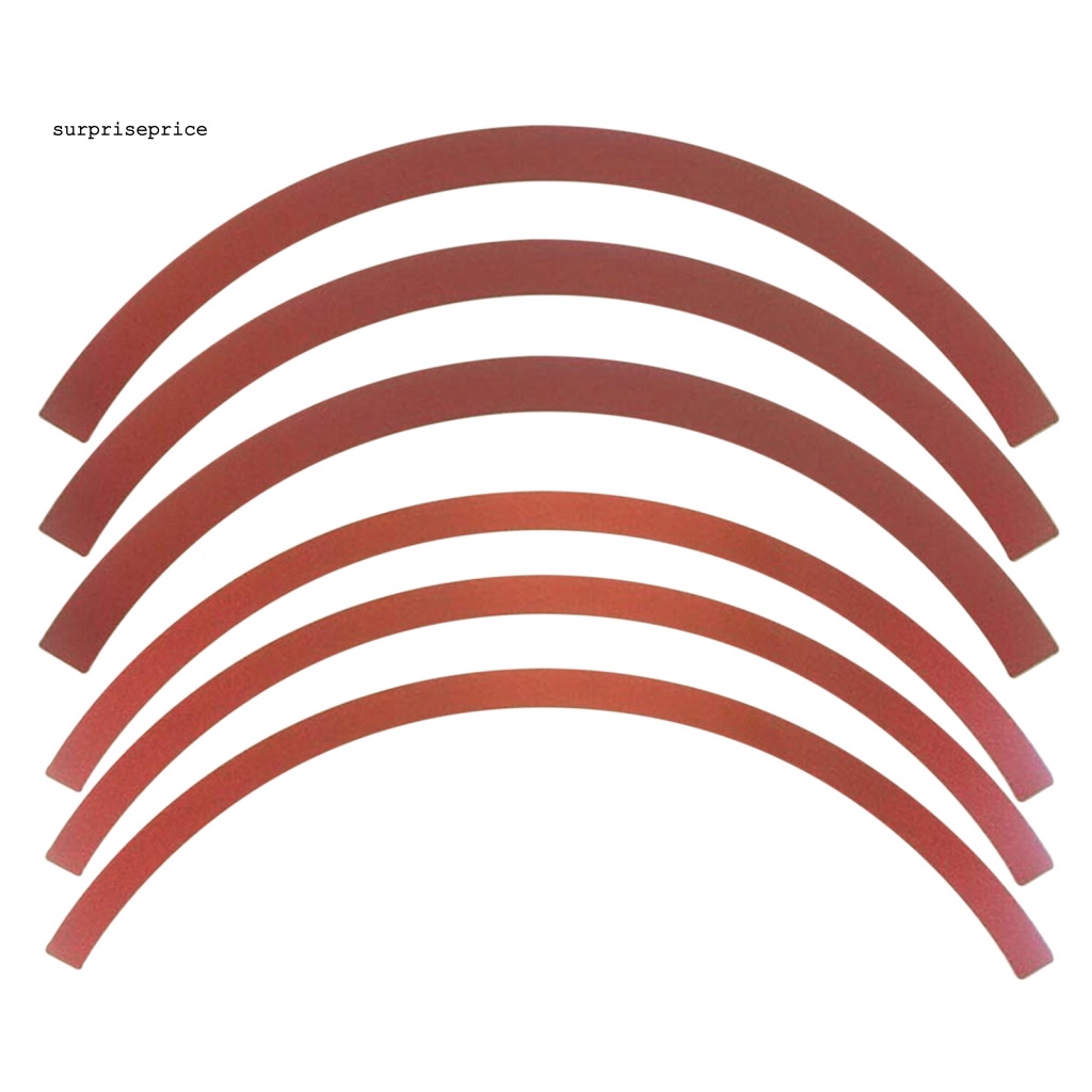 Bộ 6 Miếng Dán Phản Quang Chống Nước Chống Bụi Dùng Trang Trí Bánh Xe Scooter Xiaomi M365 / PRO