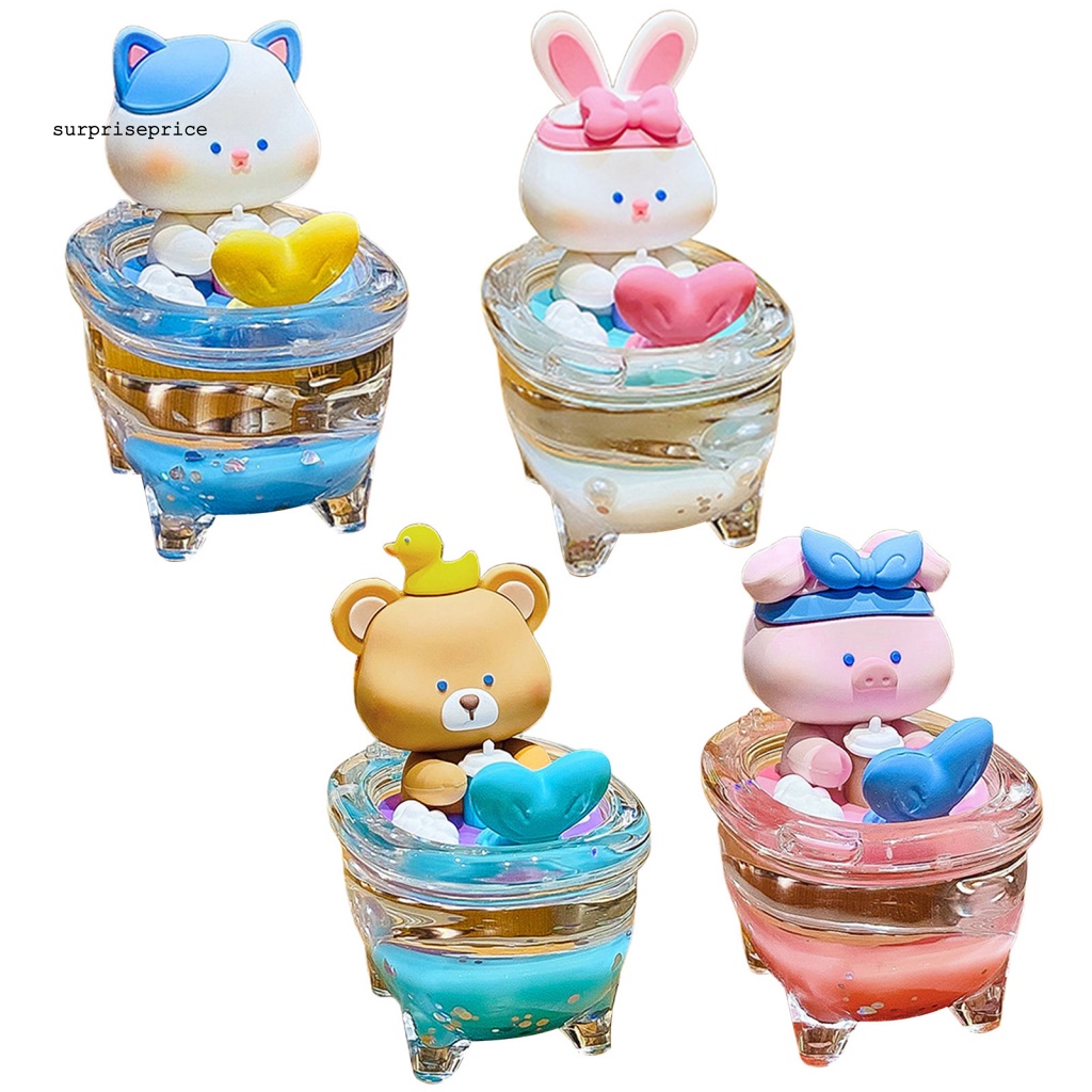 Phụ Kiện Trang Trí Nhà Cửa Kiểu Hoạt Hình Heo Thỏ Bằng Acrylic Dễ Thương