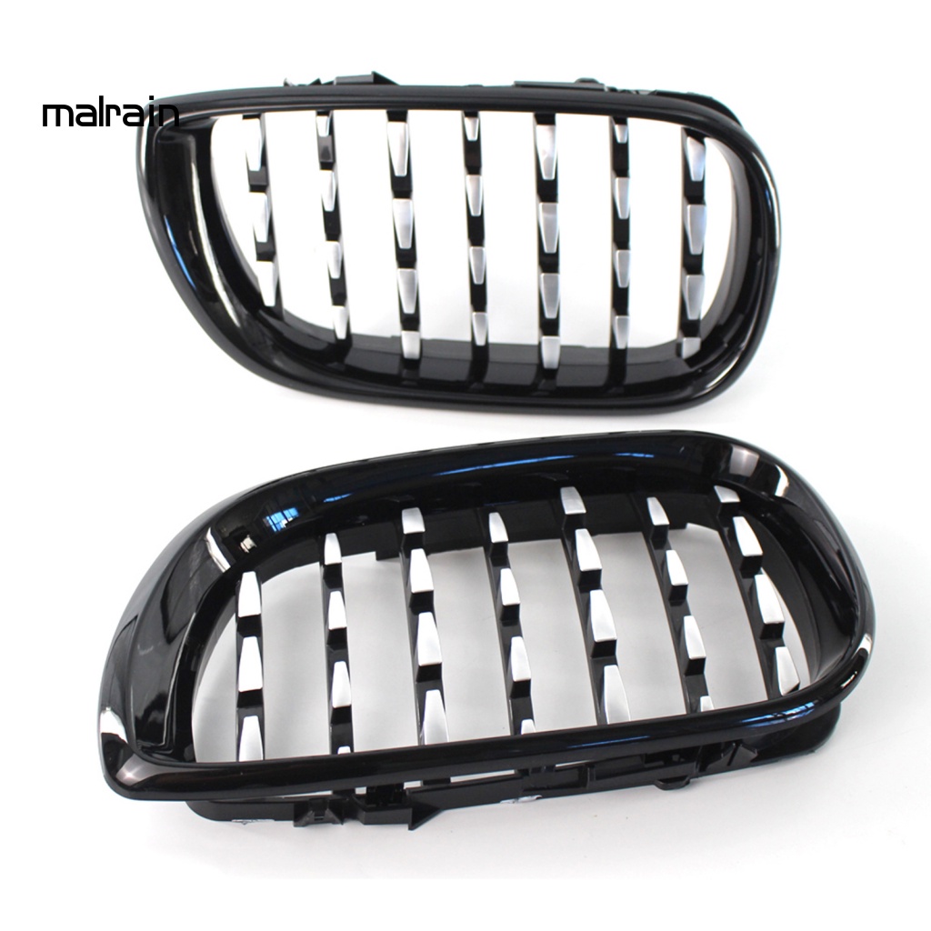 Set 2 Lưới Tản Nhiệt Phía Trước Trái Phải ABS Cho Xe Hơi 51132158542 51132158543 Cho BMW 3 Series E46 4 Cửa 2002-2005