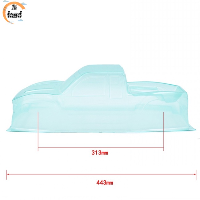 Vỏ Bọc Bán Trong Suốt Cho Xe Điều Khiển TRX4 Pickup SCX10 RGT 313mm 1 / 10