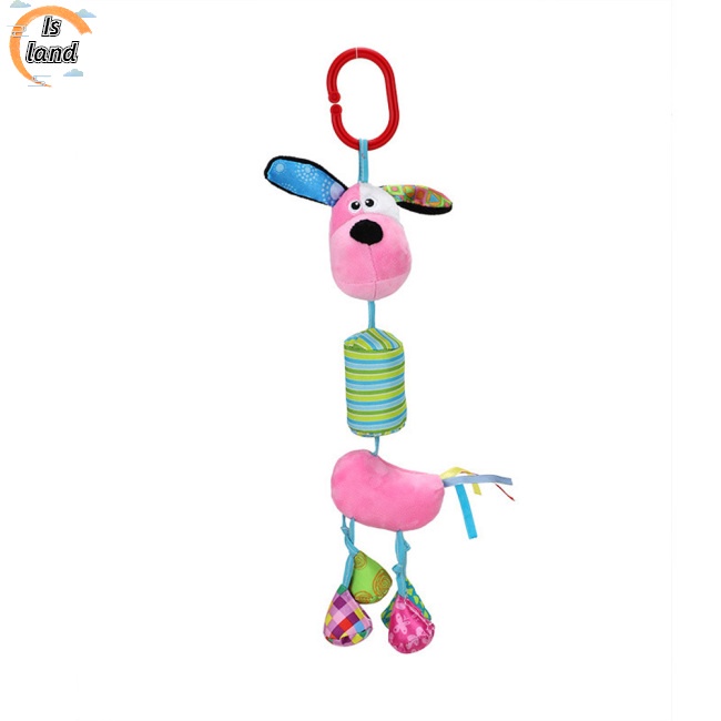 Đồ Chơi Thú Nhồi Bông Treo Xe Đẩy Em Bé Họa Tiết Hoạt Hình