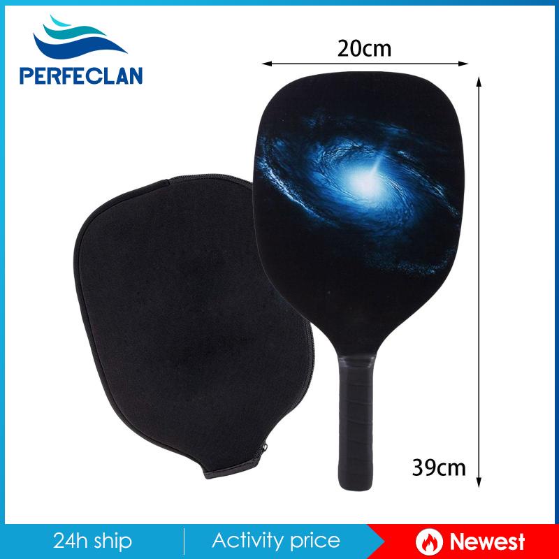 [Perfeclan] Vợt Bóng Pickleball Có Vỏ Bọc Dây Kéo Gọn Nhẹ Đầu Cao
