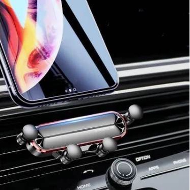 Phụ Kiện Giá Đỡ Điện Thoại Di Động Khóa Tự Động Gắn Lỗ Thông Gió Xe Hơi