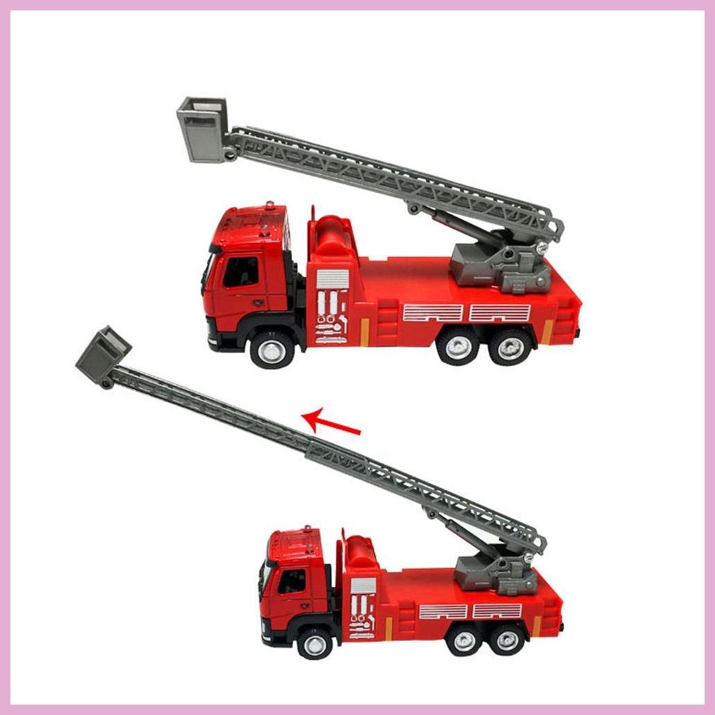 Bộ Đồ Chơi Xe Cứu Hỏa Bằng Hợp Kim Cho Bé