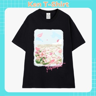 Áo Thun Nam Nữ Form Rộng 100% Cotton Exquisite, Áo Thun Nam Nữ Ken T-Shirt 1259