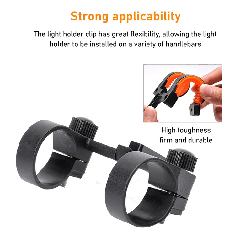 1 Giá Đỡ Đèn Pha Xe Đạp Hai Lỗ Tiện Dụng