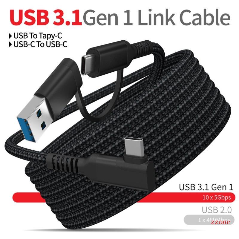 Dây Cáp Sạc zzz Cho Kính Thực Tế Ảo Oculus Quest VR 10 FT 16 FT