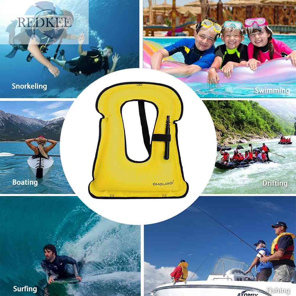 Áo Phao Cứu Sinh Bằng PVC An Toàn Tiện Dụng Cho Các Hoạt Động Ngoài Trời