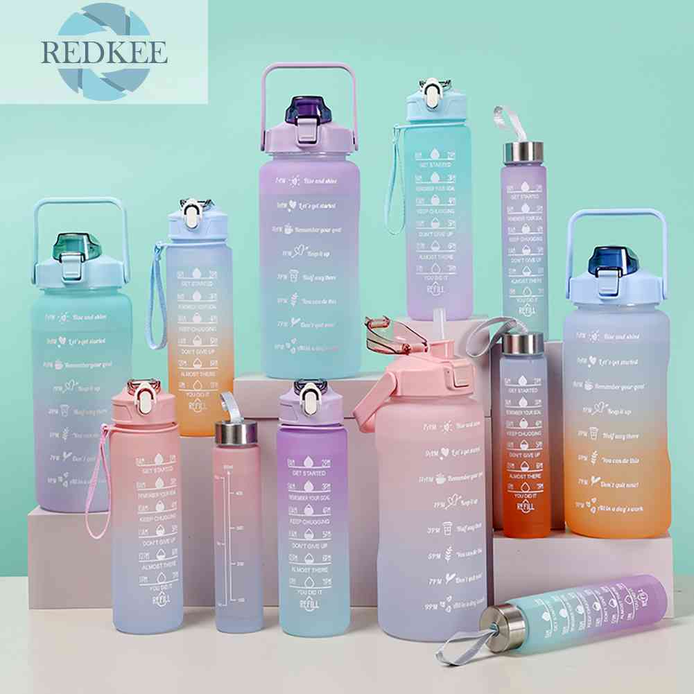 Set 3 Bình Nước Nhựa Có Thể Tái Sử Dụng