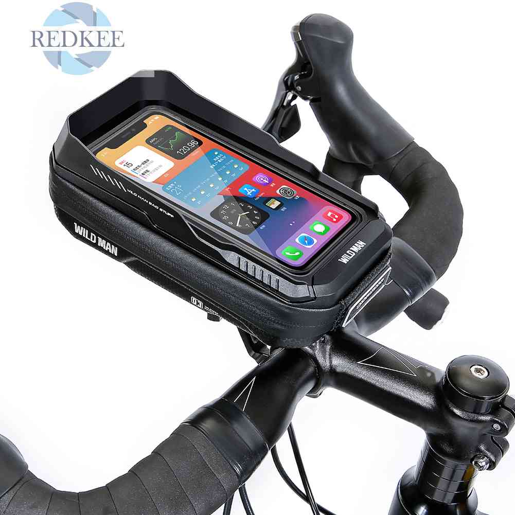 Túi Đựng Điện Thoại Gắn Tay Lái Xe Đạp Bằng EVA Cứng Chống Thấm Nước