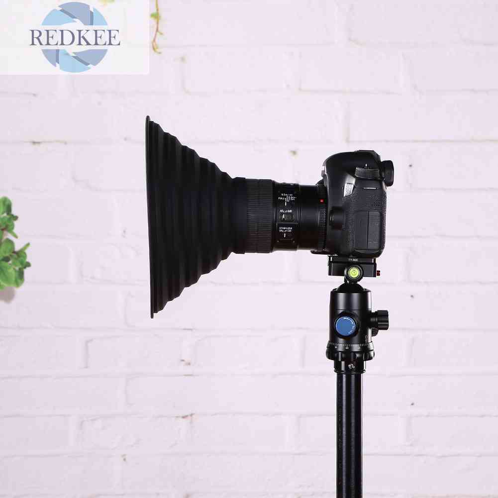 1 Loa Che Nắng Ống Kính Máy Ảnh Bằng Silicone Phản Quang