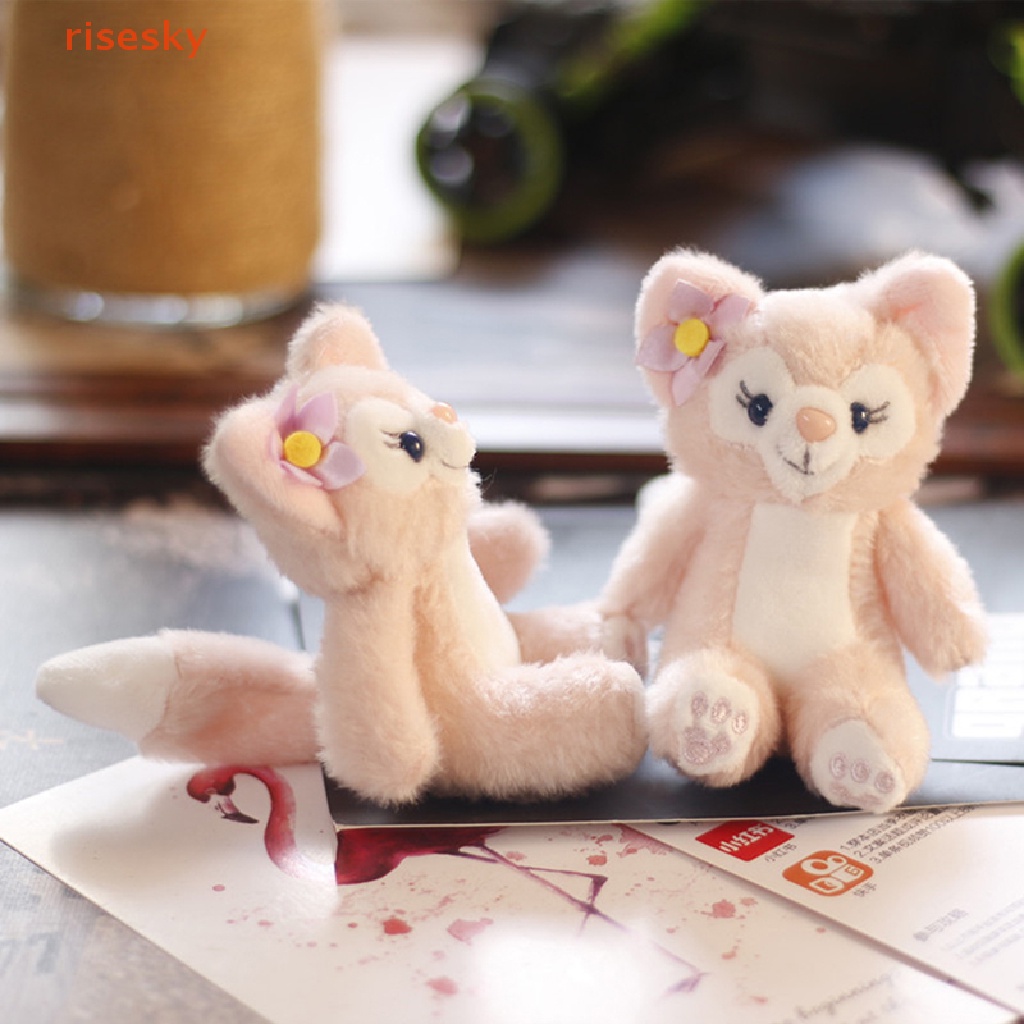 Móc Khóa Hình Cáo Nhồi Bông Màu Hồng Mềm Mại Dễ Thương