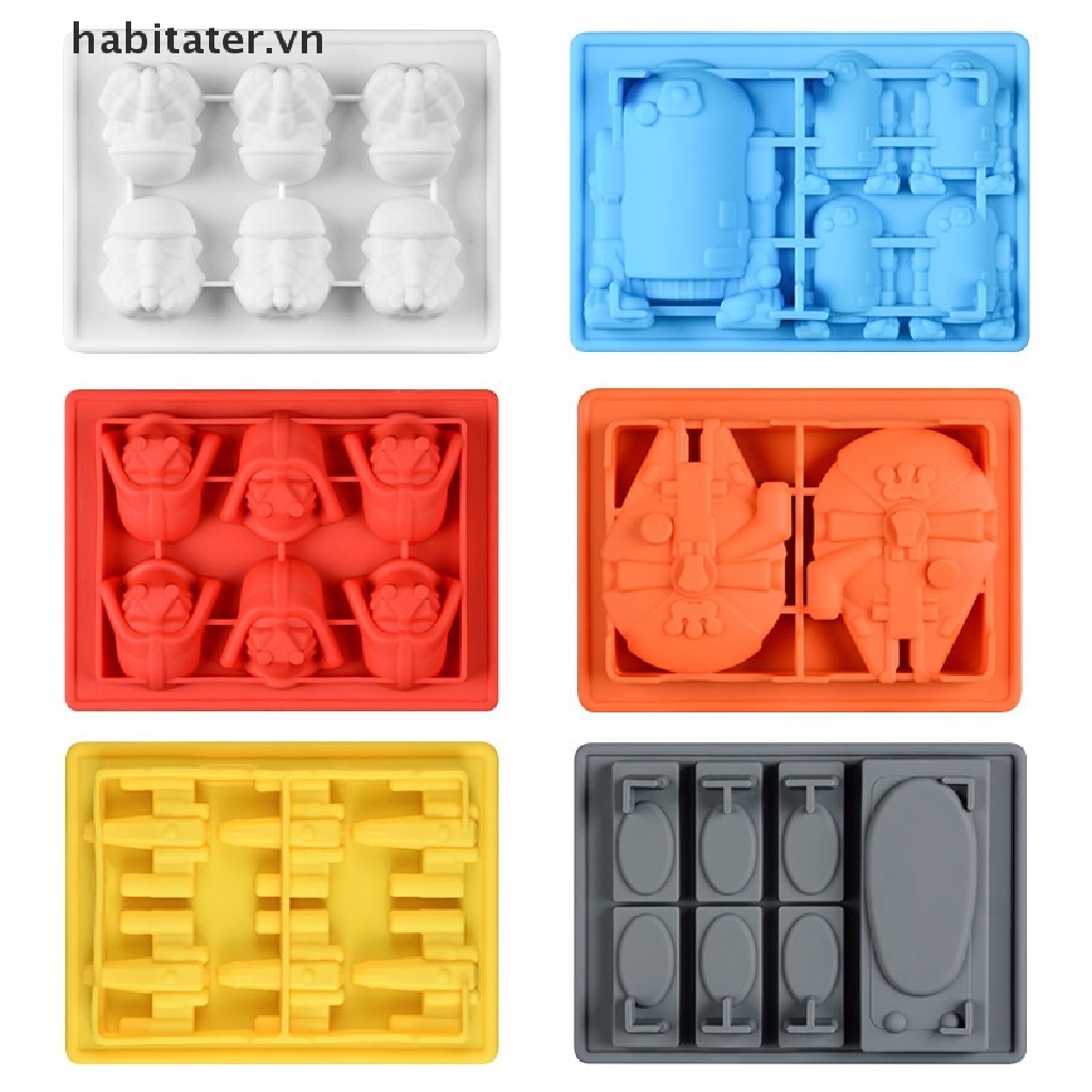 Khuôn Silicon Làm Đá / Xà Phòng / Sô Cô La / Kẹo / Xà Phòng Họa Tiết Hoạt Hình 3D