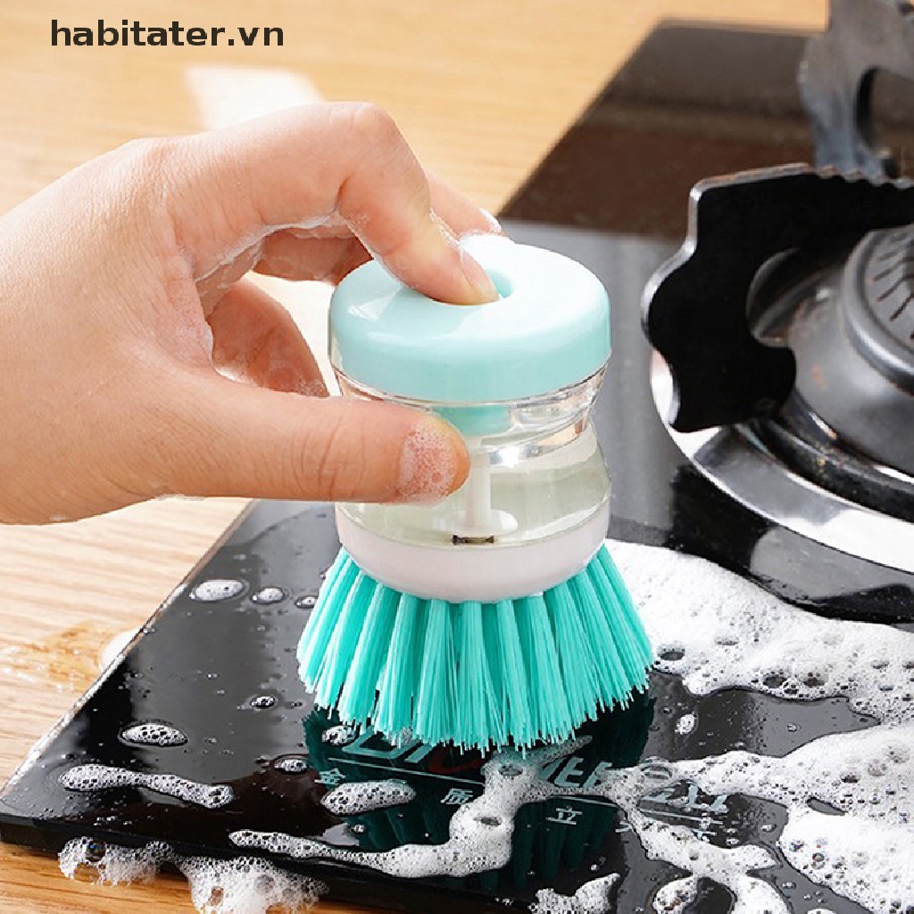Bàn Chải Chà Rửa Chén Dĩa Chảo Tự Động Thêm Phụ Kiện Nhà Bếp l VN