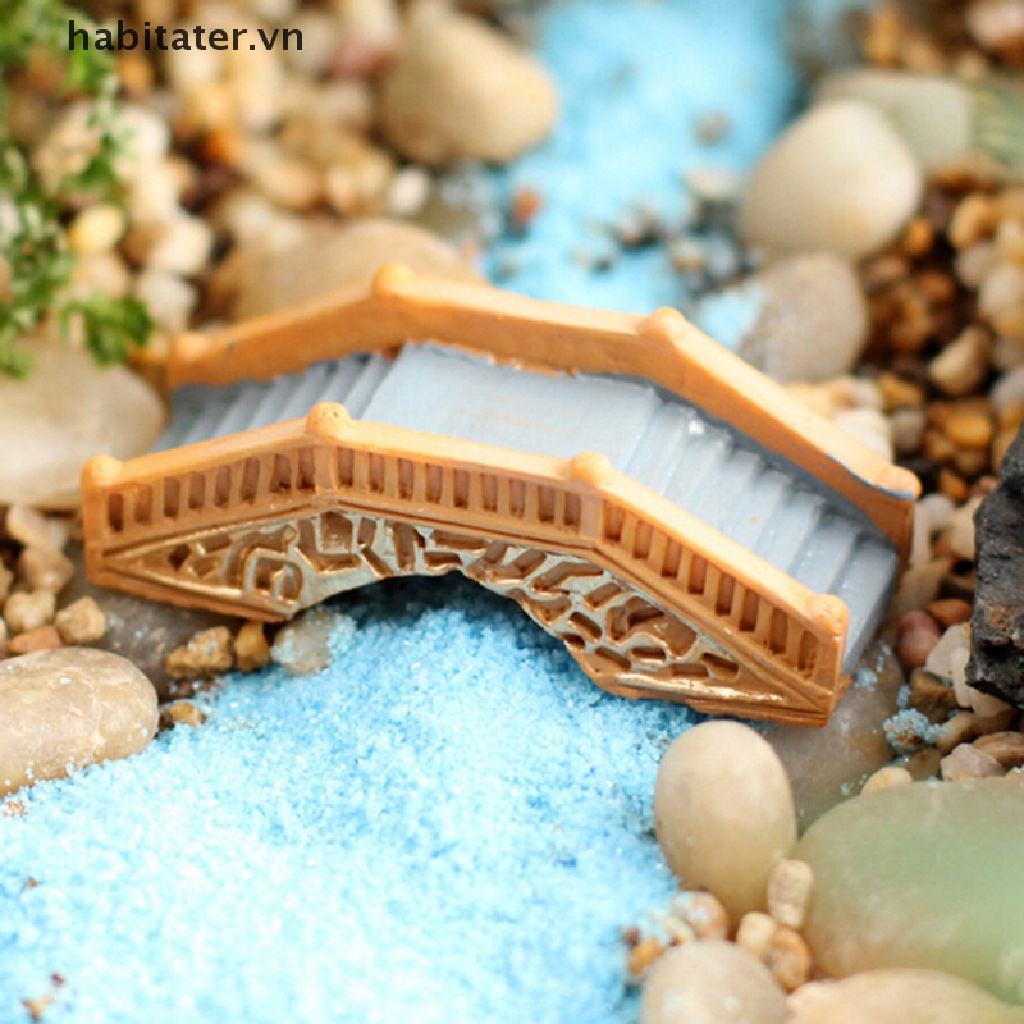 Đồ trang trí Cây Cầu Đá Mini 2 Màu Trang Trí Tiểu Cảnh DIY