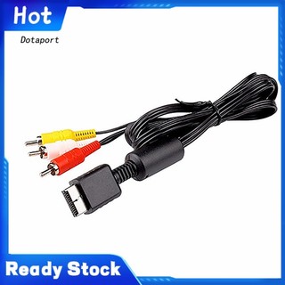 Dây Cáp Âm Thanh 6ft AV RCA TV Dành Cho Sony PlayStation PS 1 2 3