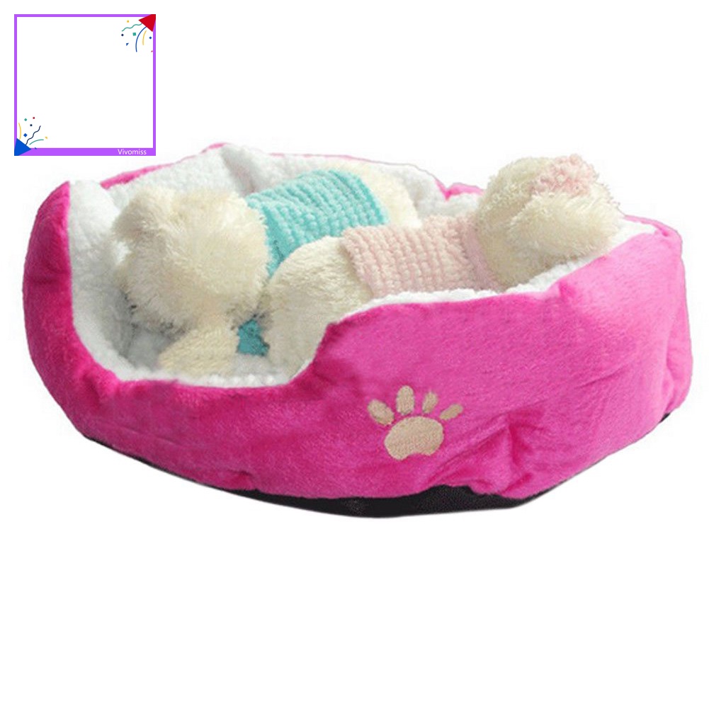 Nệm Ngủ Bằng Vải Bông Siêu Mềm Ấm Áp Cho Thú Cưng