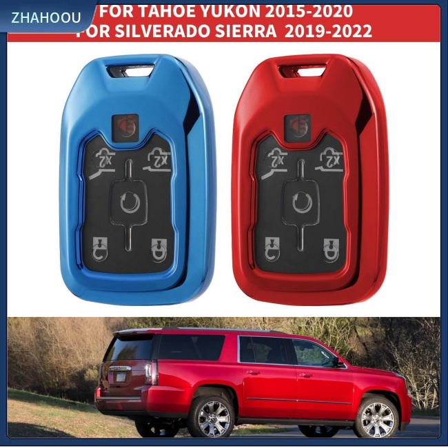 ☃Nhà Cửa☃ Vỏ Bảo Vệ Chìa Khóa Cho Xe Hơi Chevrolet Curode Silverado Gmc Yukon Suburban Syrah Colorado (type A)