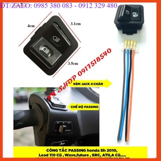 công tắc passing SH độ chế cho mọi loại xe đời cũ kèm jack cắm