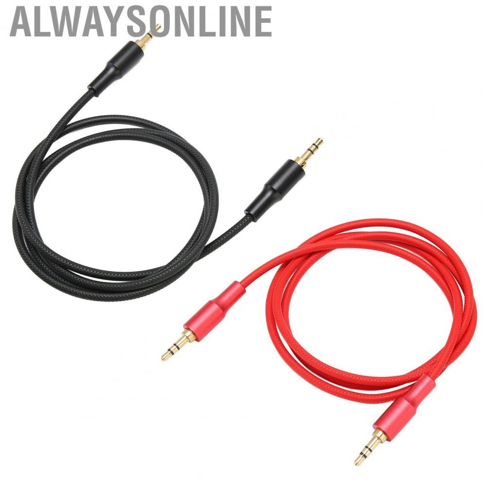 Alwaysonline 3.5mm Male to Sound Aux Cable Stereo Cord for Earphones Car  A