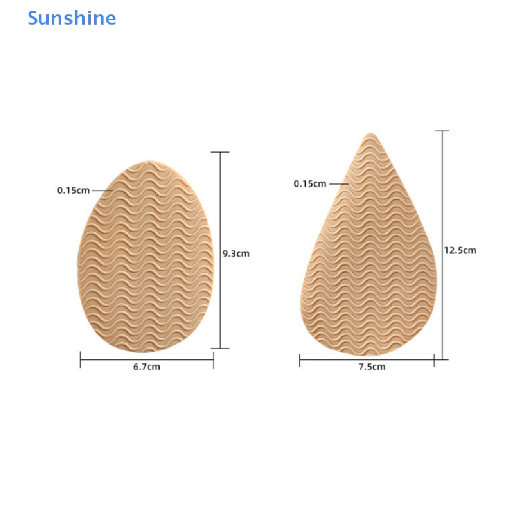 1 Cặp Đế Cao Su Chống Trượt Chống Mài Mòn Cho Giày Cao Gót