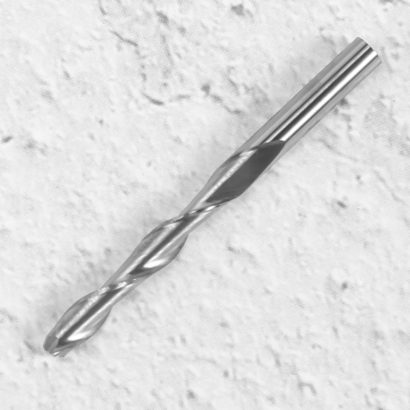 10x 1 '8 inch 3.175mm cacbua CNC đôi hai ống xoắn ốc Bits End Mill Bộ định tuyến 22mm