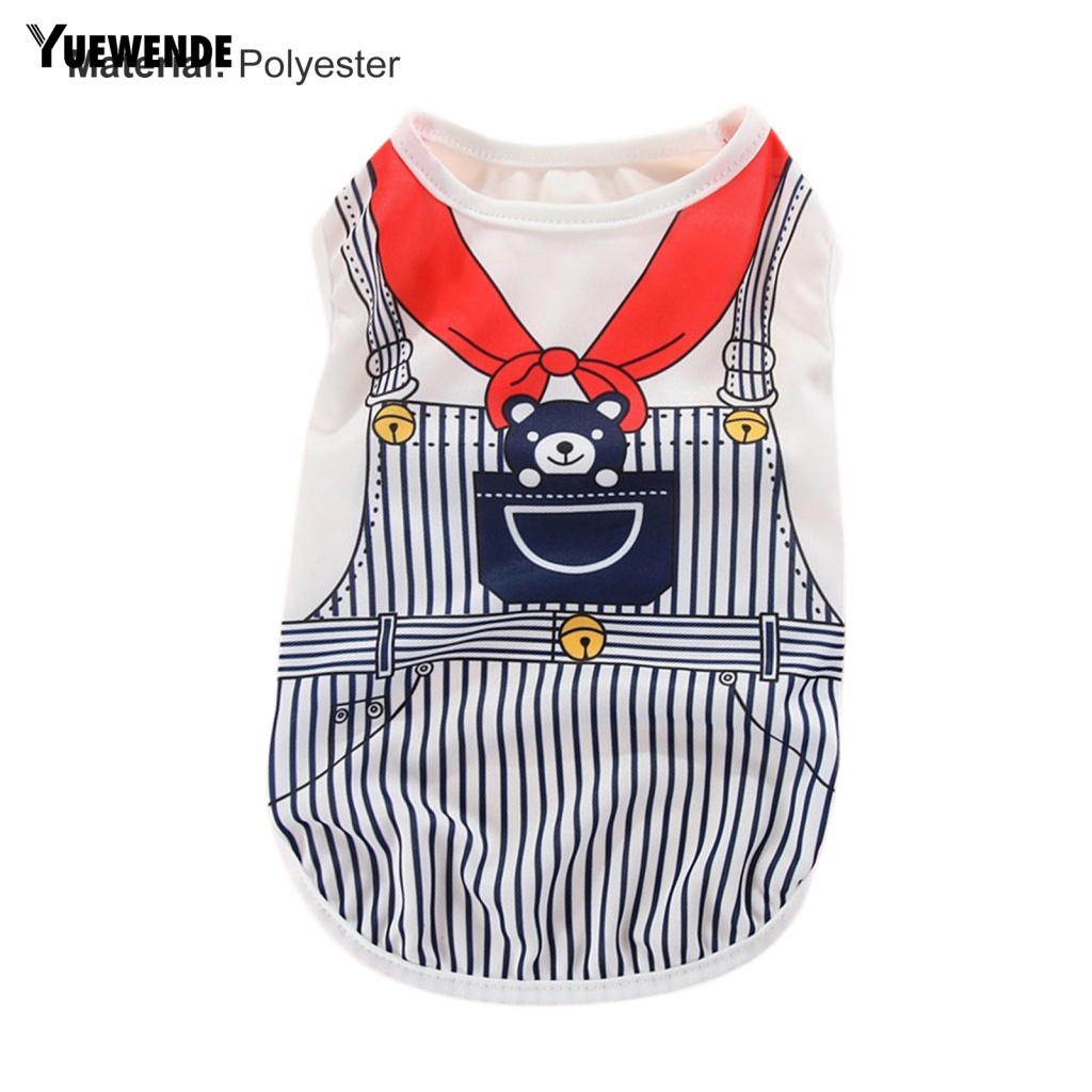 Set 2 Áo Mặc Ở Nhà Bằng Polyester Thoải Mái Cho Cún Cưng