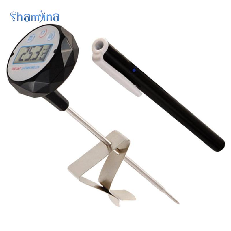 Shamjina Nhiệt kế điện tử đo cà phê/ sữa/ thực phẩm/ dầu nướng cho dùng cho nhà bếp gia đình