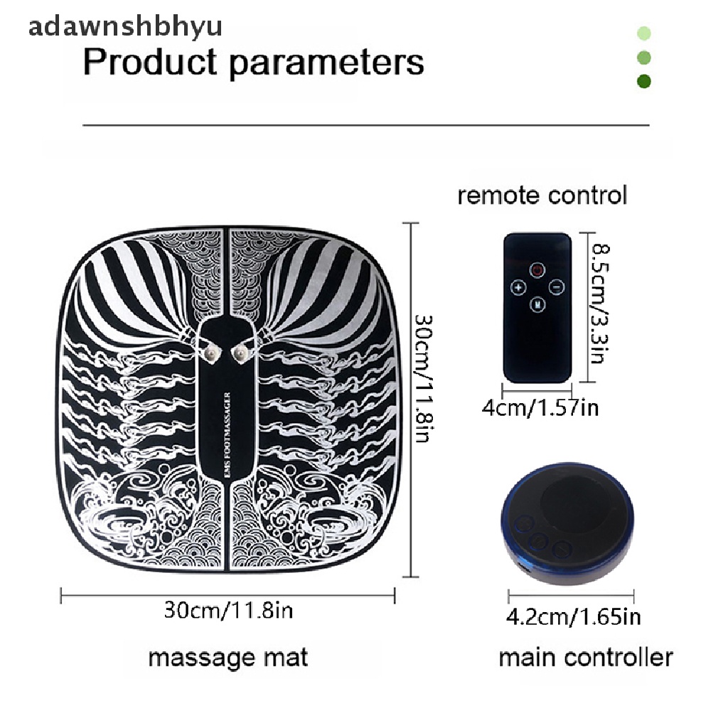 Đệm Massage Chân EMS Điều Khiển Từ Xa Giảm Đau