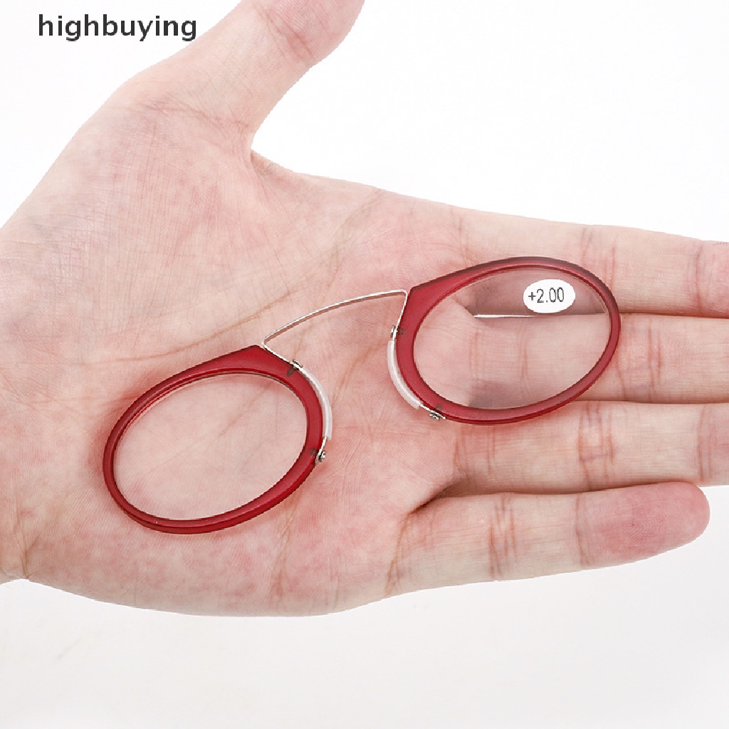 Kính Đọc Sách Siêu Mỏng Có Kẹp Mũi Mini Gắn Điện Thoại