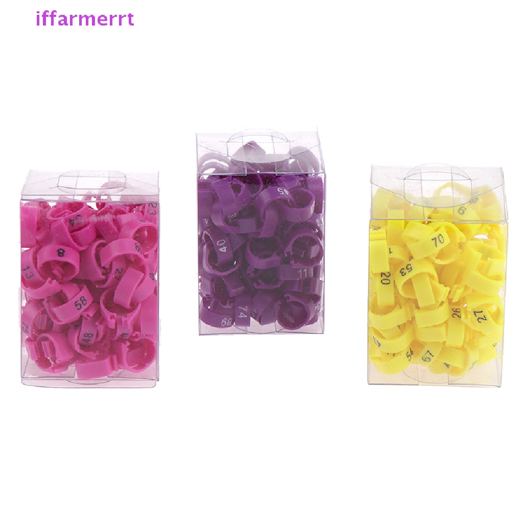 Set 100 Vòng Đánh Dấu Chân Gà Chim Bồ Câu Tiện Dụng