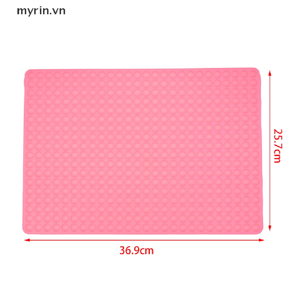 1 Khuôn Silicon Làm Bánh Hình Tròn Mini Diy