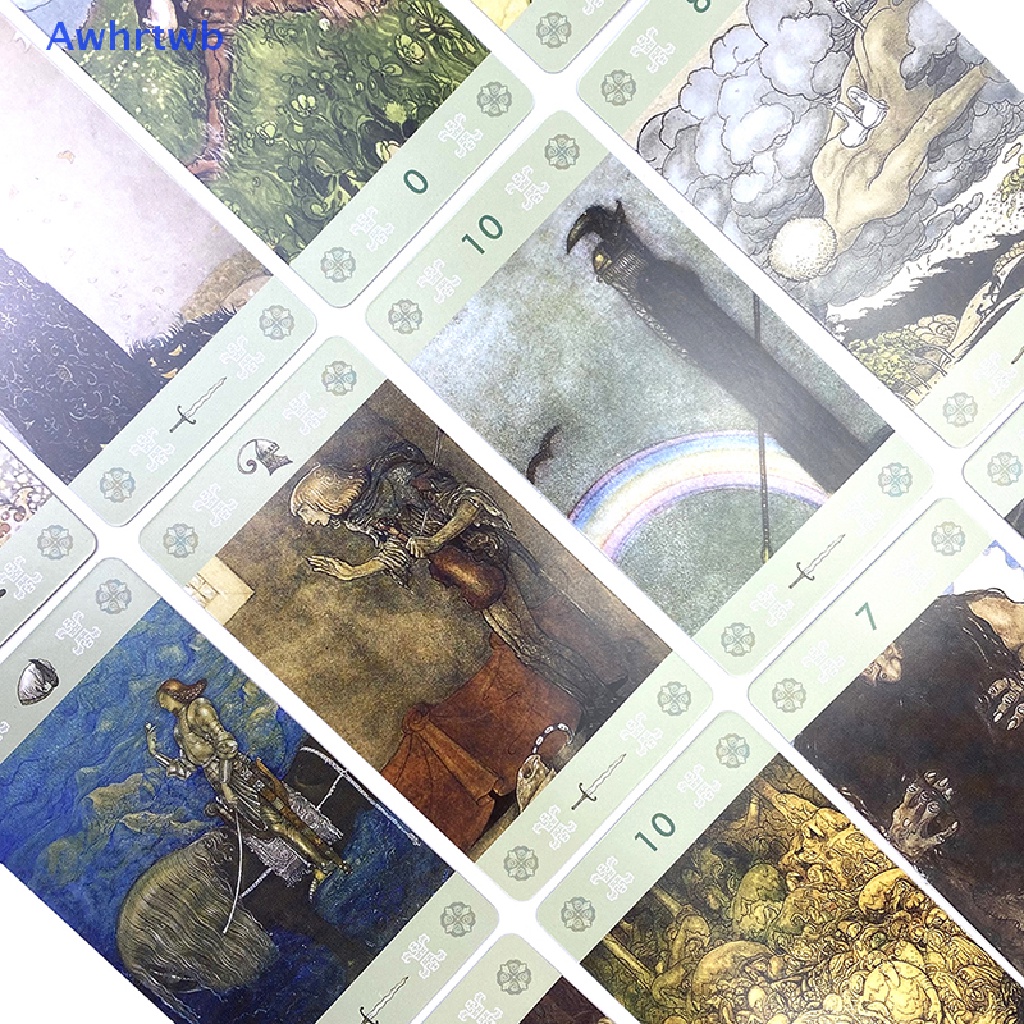 Bộ Bài Tarot Awhrtwb John Bauer Chuyên Dụng Cho Người Mới Bắt Đầu