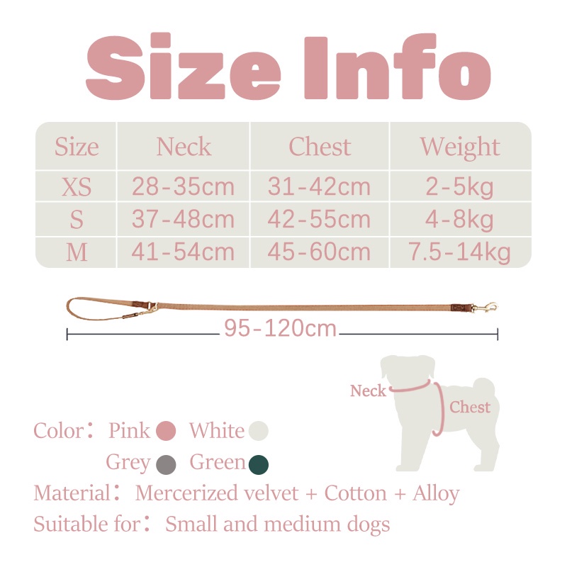 HamshMoc Dây Dắt Thú Cưng Đi Dạo Mềm Mại Bền Bỉ Đa Năng Có Thể Điều Chỉnh Được