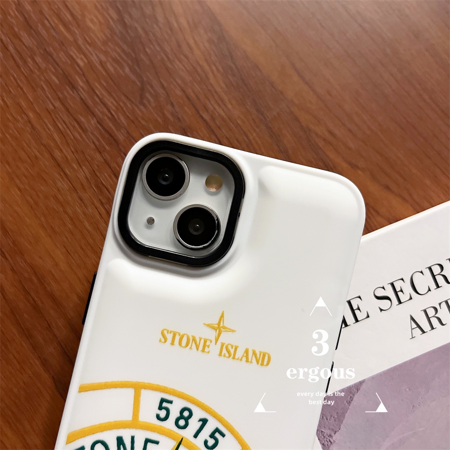 Ốp Điện Thoại TPU Dẻo Họa Tiết Logo Thương Hiệu &amp; Đá Đơn Giản Thời Trang Cho iPhone 14 13 12 11 Pro Max SE2020 X XR Xs Max